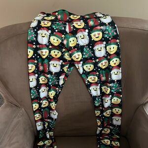 Girls Christmas legging. New clean